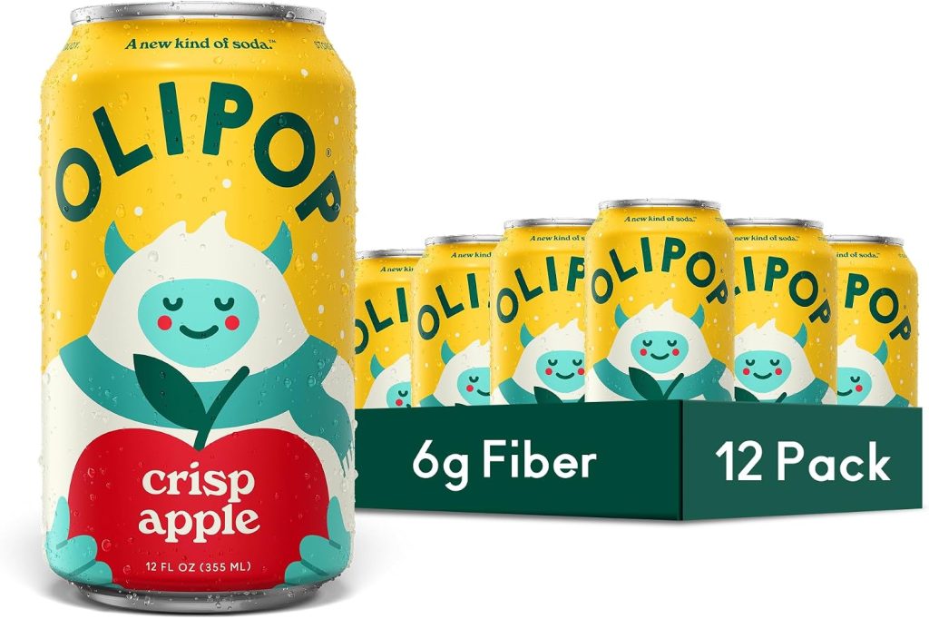 OLIPOP Prebiotic Soda — Crisp Apple