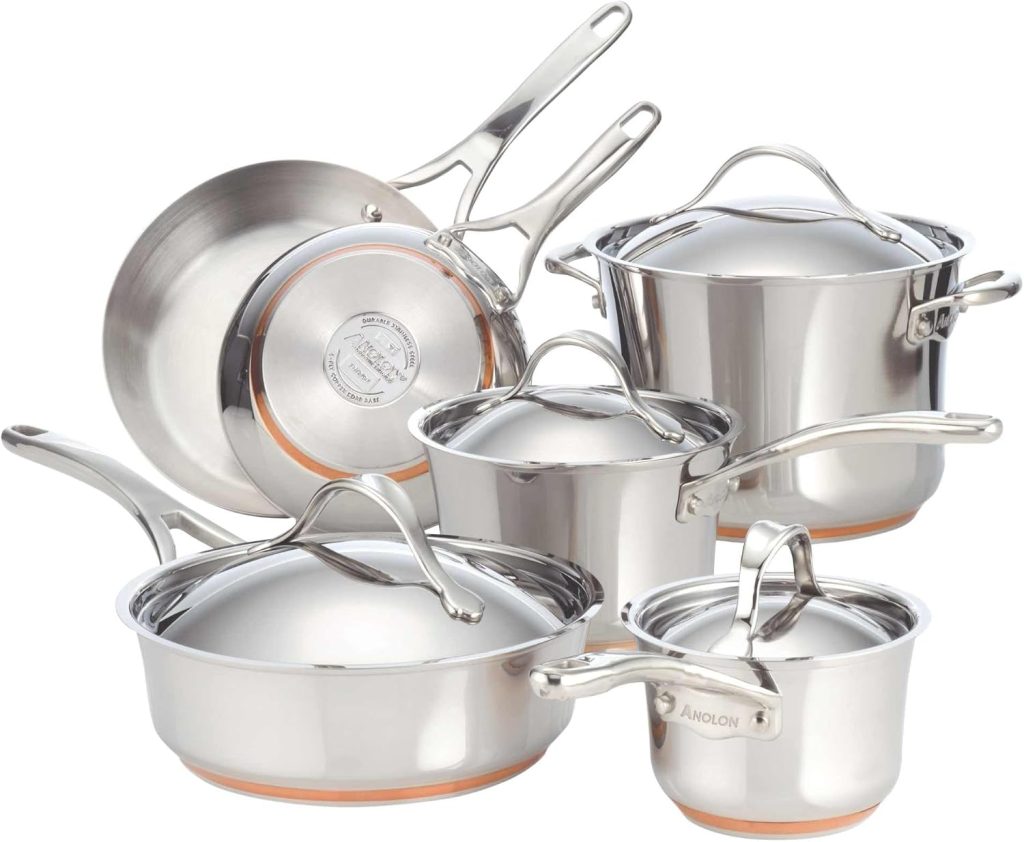 Splurge Pick: Anolon Nouvelle 10-Piece Cookware Set