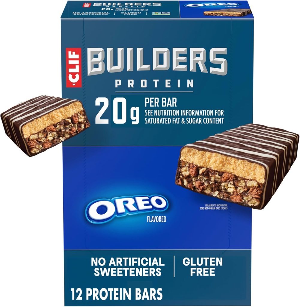 CLIF BUILDERS OREO box